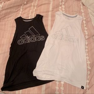 Set of 2 Adidas workout tees size large